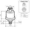 360-081-063-001C VDO Pressure Sensor 0-10 Bar - M12