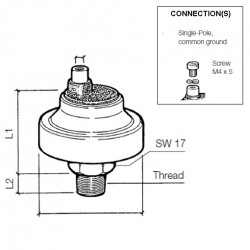 Pressostats : 230-113-001-004C VDO