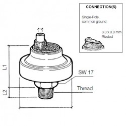 Pressostats: 230-113-001-008C VDO