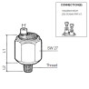 230-112-005-012C VDO Pressure switch 1.20 Bar - M10