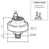 230-213-002-004C VDO Pressure switch 4.50 Bar - M10