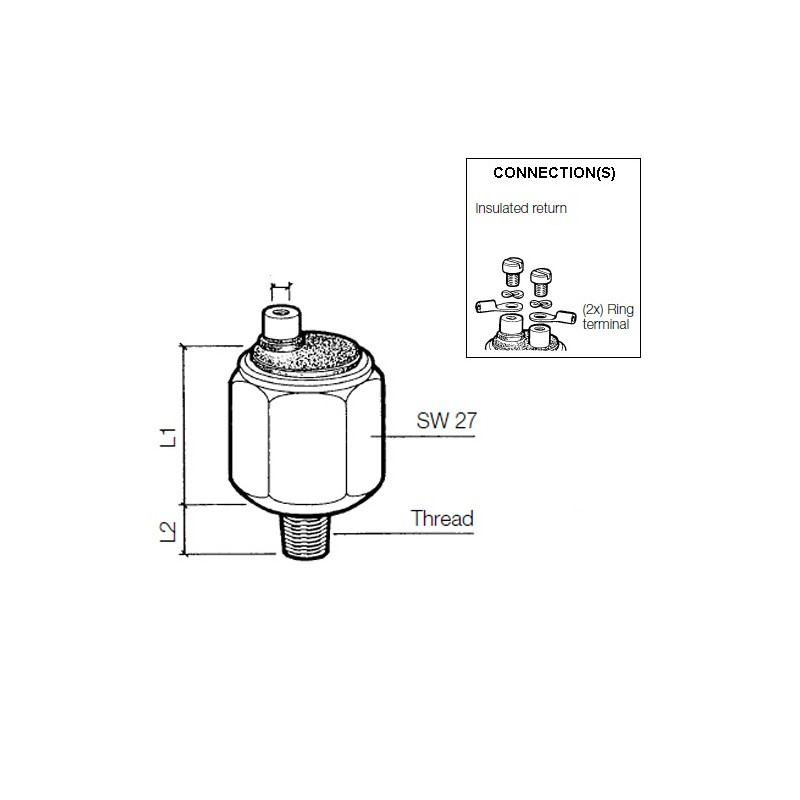 230-112-005-003C VDO Pressure switch 1.80 Bar - M10