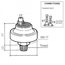 Pressostats: 230-213-002-003C VDO