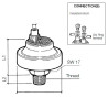 230-213-002-001C VDO Pressure Switch 7.00 Bar - 1/8-27 NPTF