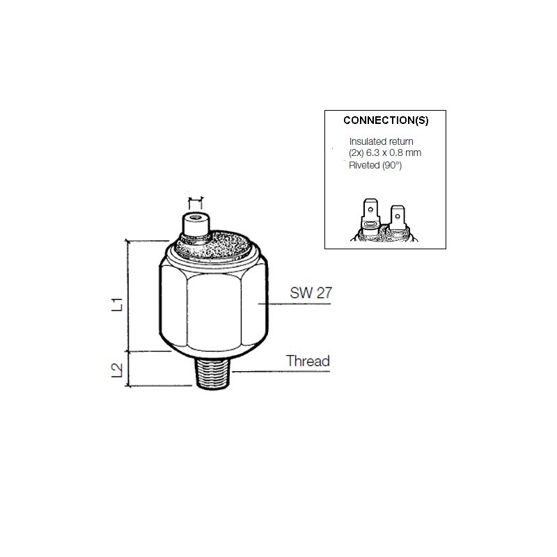 Pressure switches: 230-112-007-005C VDO