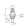 X10-232-001-008 VDO Temperature Switch 96°C - M22