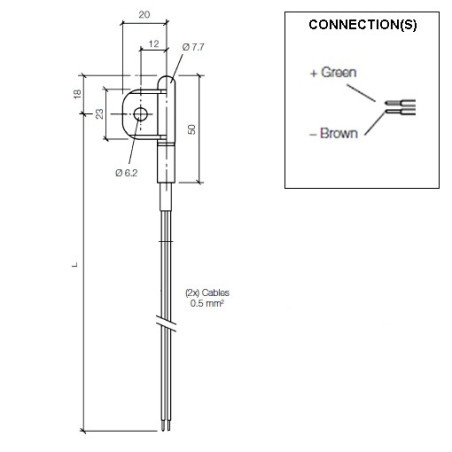 323-809-010-005C VDO Outdoor Temperature Sensor 50°C