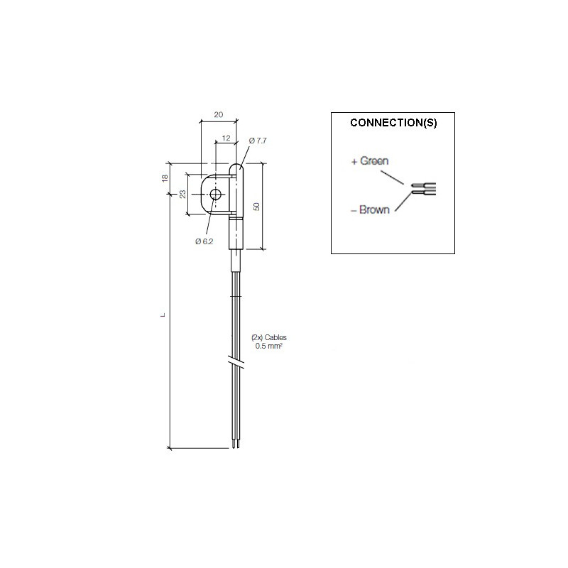 323-809-010-006C VDO Outdoor Temperature Sensor 50°C