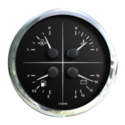 A2C59514265 Veratron ViewLine Combi 4 in 1 Black 110mm