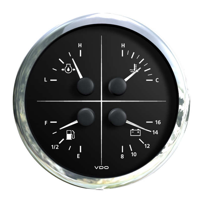 A2C59514265 Veratron ViewLine Combi 4 in 1 Black 110mm