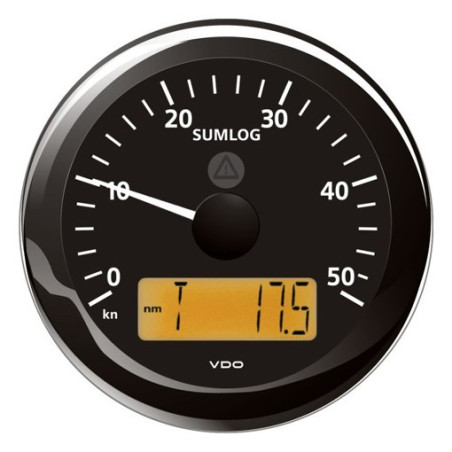 A2C59514823 Veratron ViewLine Triducer Sumlog Kit 50kn Black 85mm