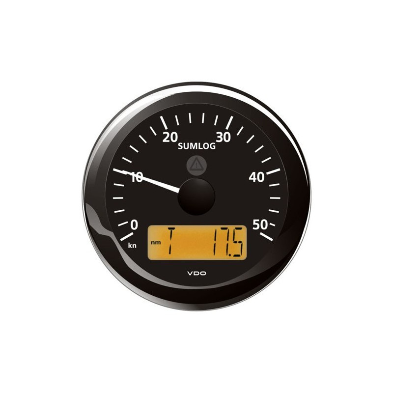 A2C59514793 Veratron ViewLine GPS Sumlog Kit 50kn Black 85mm