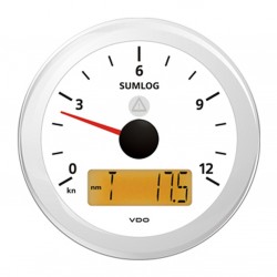 VDO ViewLine GPS Sumlog Kit 12kn Wit 85mm VDO ViewLine GPS Sumlog Kit 12kn Wit 85mm